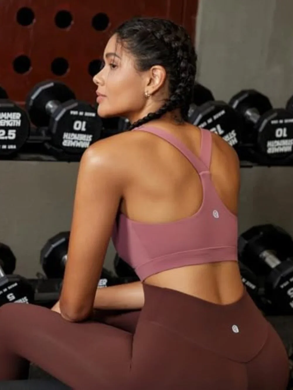 High Support Racerback Sports Bra for Women | Molded Cup, Workout Ready, High